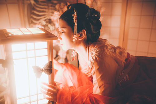 关于爱情诗情画意的句子 愿我如星君如月夜夜流光相皎洁